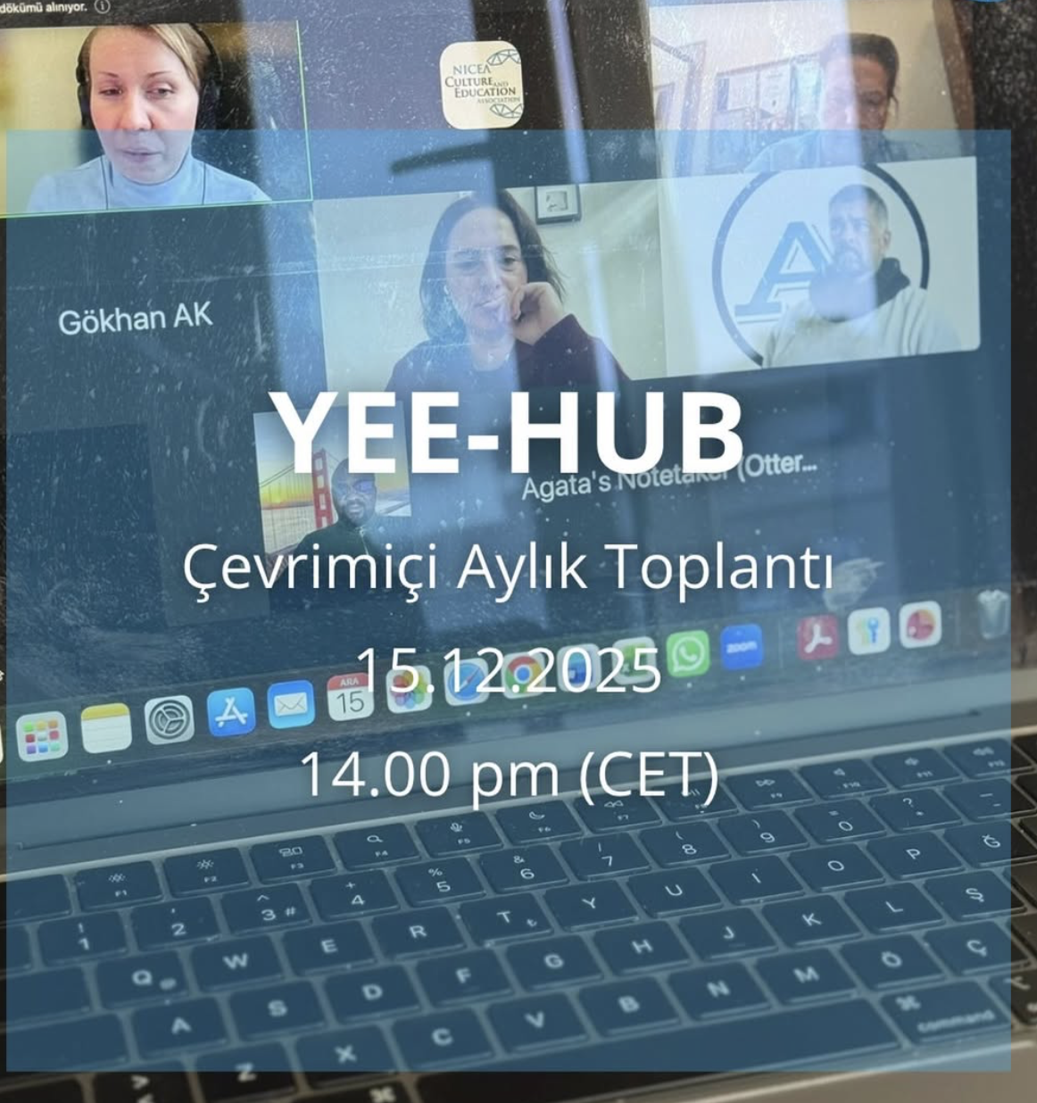 YEE-HUB projemizin çevrim içi toplantısı gerçekleştirildi.